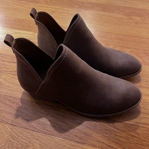 Brown booties